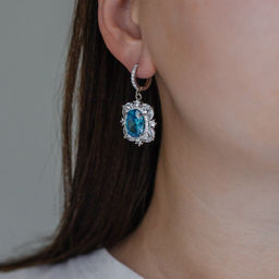 Серьги Арт. 3V-3419-W - MyGemma фото 2