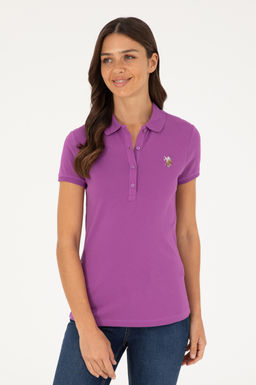 Женская фиолетовая футболка