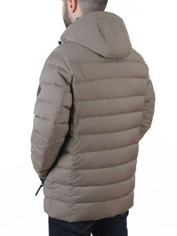 6276 GRAY Куртка мужская зимняя (200 гр. холлофайбер)