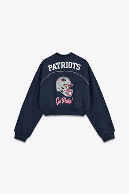 NFL PATRIOTS CROPPED SWEATSHIRT - Zara фото 4