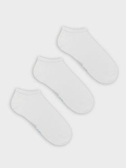 Цена за 5 пар! Носки мужские укороченные белые в наборе, 3 пары - Mark formelle фото 5