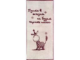 Полотенце махровое 6с102.411ж1 Зебруся (кр.дерево1) 67х150см