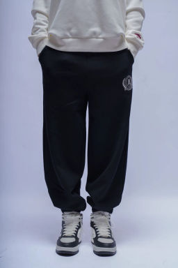 Брюки трикотажные утепленные Черный