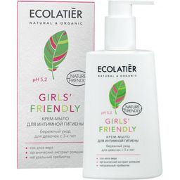 Ecolatier Inspirat.Мыло-крем д/интим.гигиены Girls Friendly Бережн.уход д/дево 250мл с дозат.