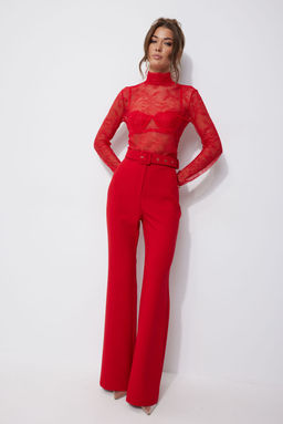 Брюки LYUSHe 4254 красный фото 7