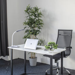 TLD-545 Grey-White/LED/350Lm/3500K Светильник настольный, 4W. Механический выключатель. Серый с белым. ТМ Uniel