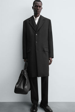 LIGHTWEIGHT 100% WOOL COAT - Zara фото 6
