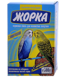 Для волнистых попугаев с минералами (коробка)
