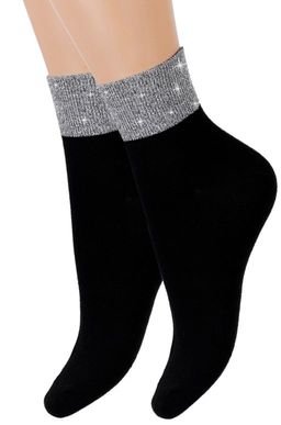 Носки женские с люрексом Красная ветка