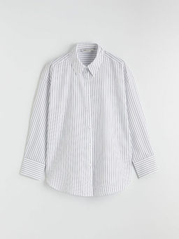 ?izgili Poplin Kad?n G?mlek