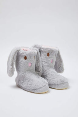 Gri Pelus Kad?n Panduf Ev Botu
TAKAW26ER00008 - Trendyolmilla фото 3