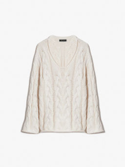 EMKA / Джемпер с узорной вязкой  фото 5