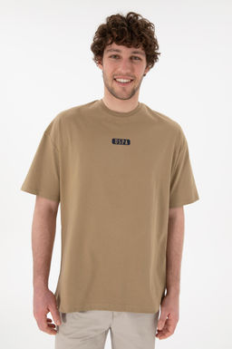 Erkek Oversize Fit Bisiklet Yaka Haki Ti__rt Sepette S_rpriz _ndirim - U.s. polo assn фото 4