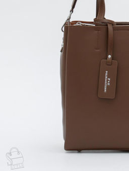 Сумка женская кожаная 6062L caramel Polina&Eiterou