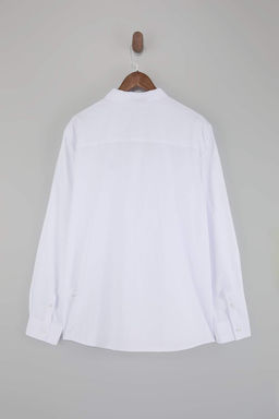 Beyaz Regular Erkek Buyuk Beden Gomlek TMNSS26AX00002