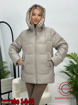 Женская зимняя куртка с капюшоном - Bruno фото 2