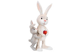 Фигурка декоративная 7*5*13,5 см Зайка и зайчонок - Elan gallery фото 8