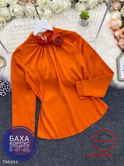 Женская блузка с цветком - Bruno фото 3