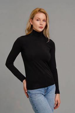 Арт.12803/1 Водолазка женская 42-50 (5 шт) Цвет:черный - Калинка фото 21