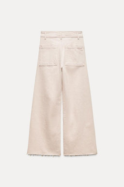 ZW MARINE STRAIGHT-LEG HIGH-WAIST JEANS - Zara фото 8