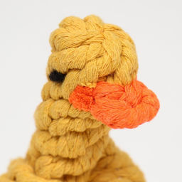 Игрушка канатная Цыплёнок до 110 г, 14*9 см, жёлтая - Пижон фото 5