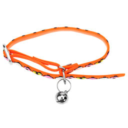Ошейник универсальный Лето 1х35см, с бубенчиком, силикон, на картоне, цвета микс (Китай) - Pet toys фото 2
