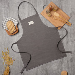 Фартук Этель ECO light grey, 60х70см, 100% лён, 245 г/м2