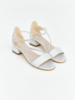 Ta?l? K?z ?ocuk Topuklu Ayakkab?