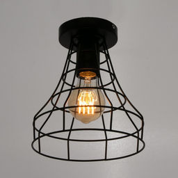 Люстра «Конти» 1×60 Вт E27 черный 18×18×22 см