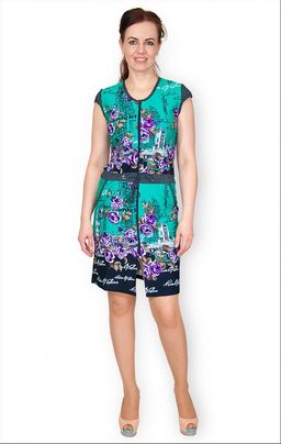 Халат женский на молнии (200-3)