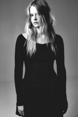 Top off-the-shoulder en punto de canal? - H&m фото 4