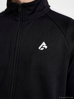 ?eritli Erkek Fermuarl? Sweatshirt