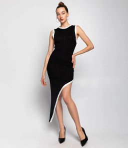 Платье #КТ5404, чёрный