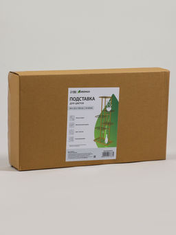 Подставка для цветов Greengo, 6 полок, 44×22×105 см, напольная, металл, цвет золотой