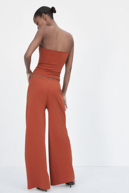 TEXTURED BANDEAU TOP - Zara фото 21
