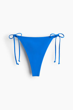 Braga tanga de bikini con tiras de anudar
