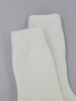 Носки р.35-40 Шерстяные Пух Белые - Krumpy фото 6