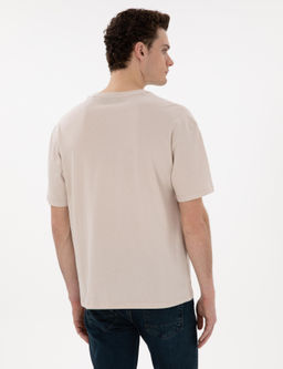 Bej Comfort Fit Basic Ti__rt - Pierre cardin фото 5