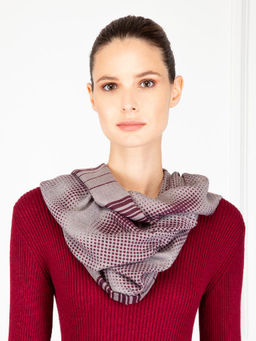 Палантин жен. виск+хл 90х180 LG27-519-08