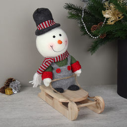 Новогоднее украшение на санях 33*22 см / HZ004 /уп 48/ - Галеонтрейд фото 11