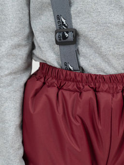 Брюки детские зимние бордовые