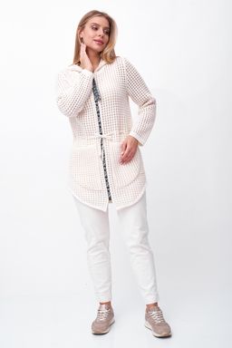 Кардиган В 1817/молочный (1350) - Злата Стиль фото 6