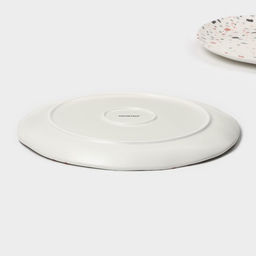 Тарелки Magistro Terazzo, d=27 см, набор 2 шт., фарфор, белые  фото 6