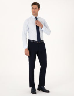 Lacivert Slim Fit Kuma_ Pantolon - Pierre cardin фото 3