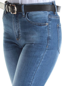D369 BLUE Джинсы зауженные женские DIOVES