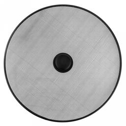 "Блэк" Крышка-сито "Брызгоулавливатель" д33см, металл/окрашенный, цвет - черный, ручка-кнопка пластмассовая, в п/эт пакете (Китай)