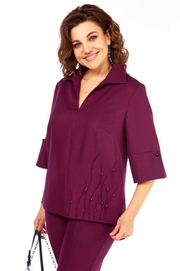 Костюм Olga Style С987 бургунди  фото 6