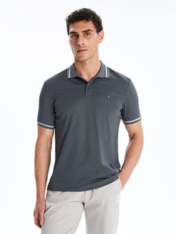 Polo Yaka Merserize G?r?n?ml? Erkek Ti??rt