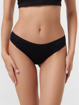 Цена за 2 штуки! Трусы женские слипы в черном цвете