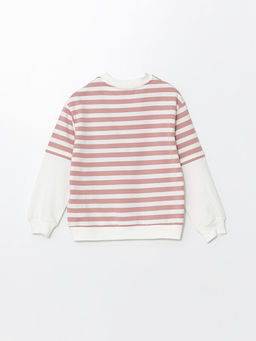 Bisiklet Yaka K?z ?ocuk Sweatshirt - Waikiki фото 3